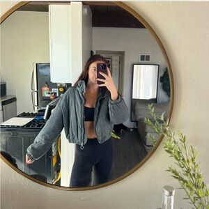 Elodie Charcoal Puffer Jacket